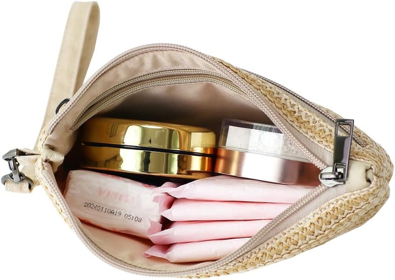 BBORGDC Small Wristlet Wallets for Women, Zip Clutch Bag with Wristlet Pouch, 3-Zipper Original Design - Image 4
